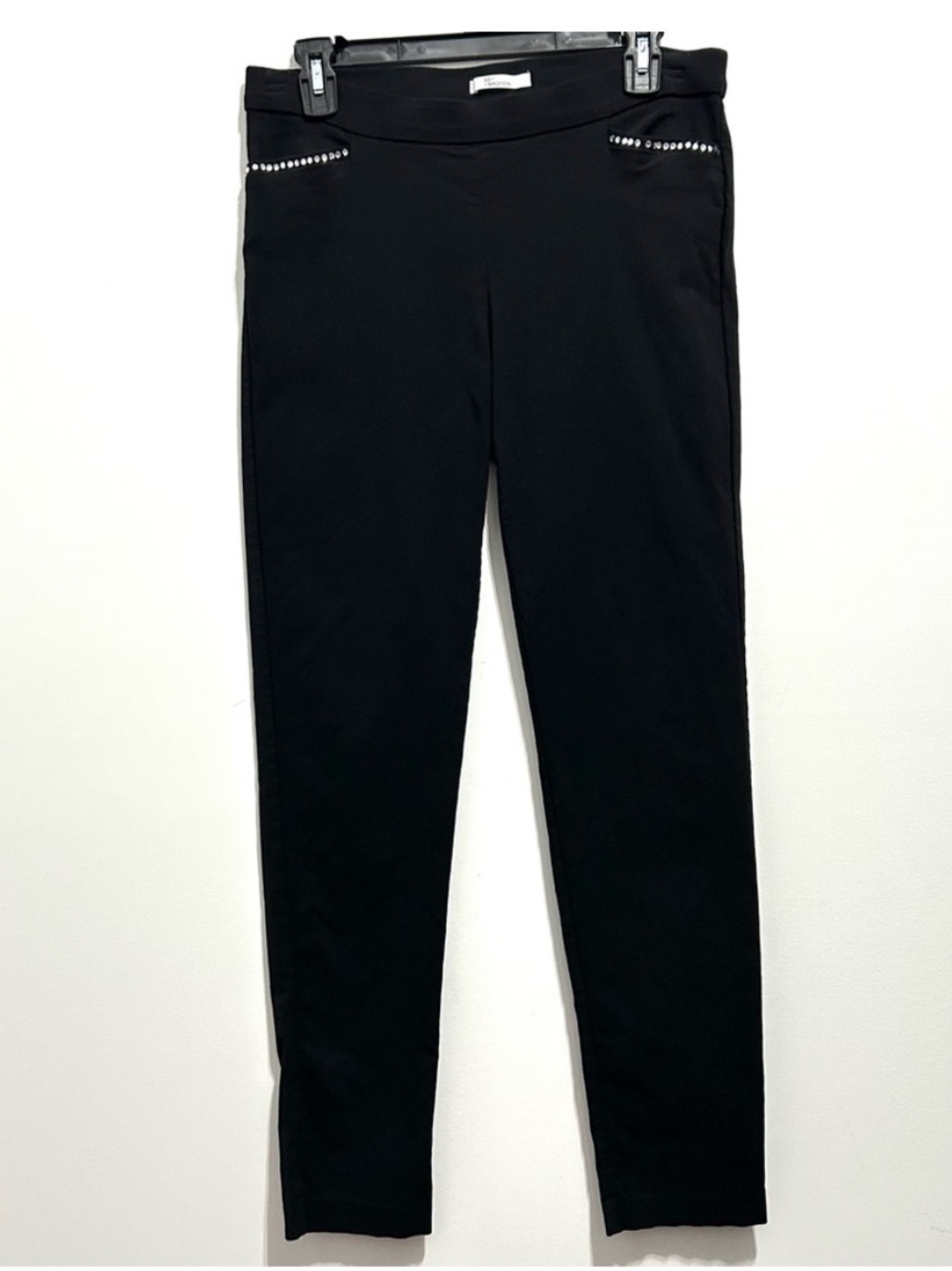 89th & Madison Women’s Black Skinny Pants with Seamless Waistband